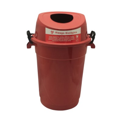 Papelera 65 Litros Tapa Orificio